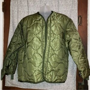 US Military M65 Field Jacket Cold Weather Quilted Coat Liner Gibraltar Size L